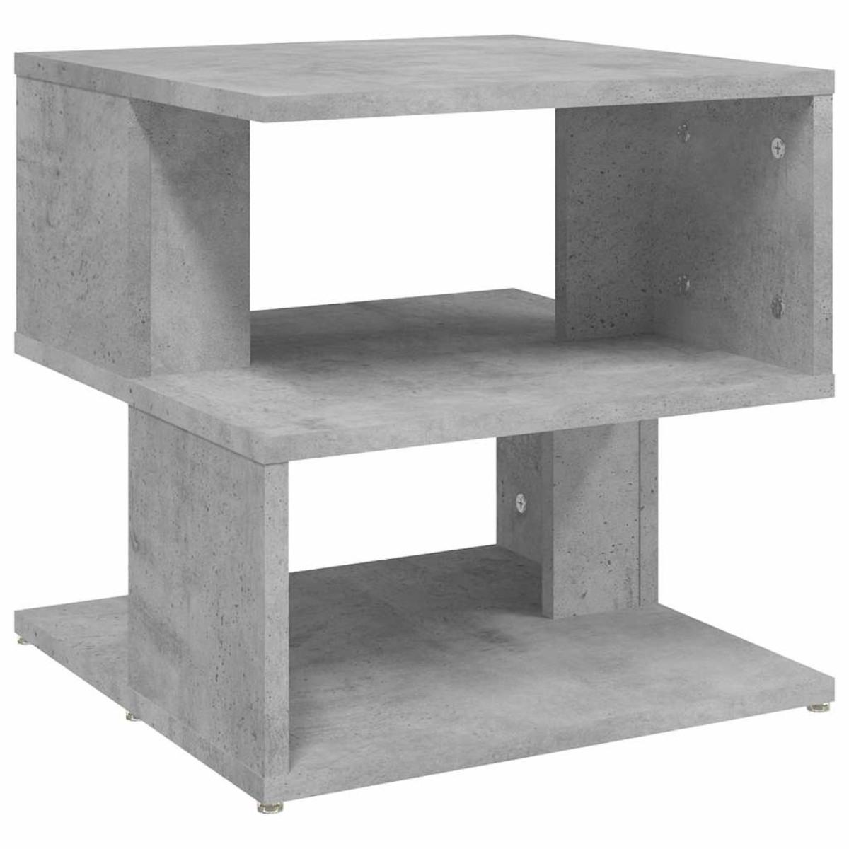 vidaXL Τραπέζι Βοηθητικό Γκρι Σκυροδέματος 40x40x40 εκ. Μοριοσανίδα