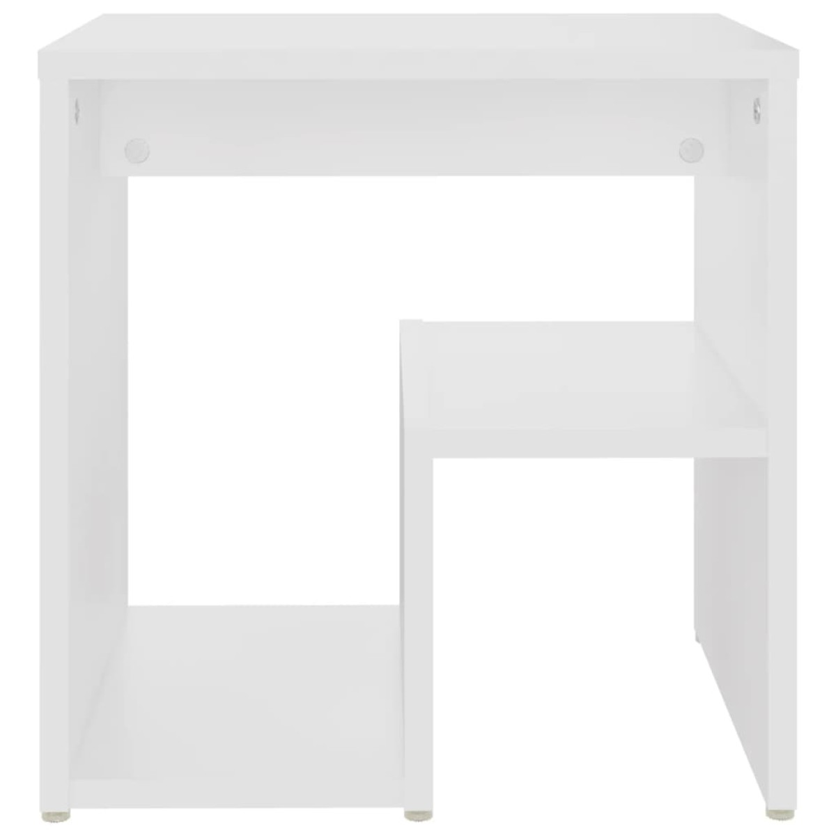 vidaXL Κομοδίνο Λευκό 40 x 30 x 40 εκ. από Μοριοσανίδα