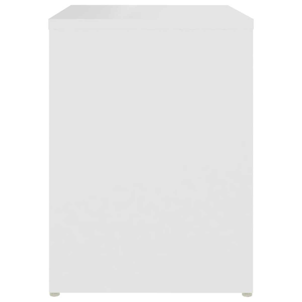 vidaXL Κομοδίνο Λευκό 40 x 30 x 40 εκ. από Μοριοσανίδα