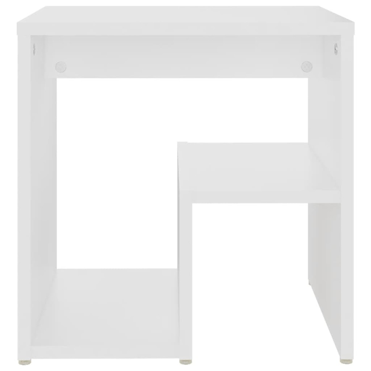 vidaXL Κομοδίνα 2 τεμ. Λευκά 40 x 30 x 40 εκ. από Μοριοσανίδα