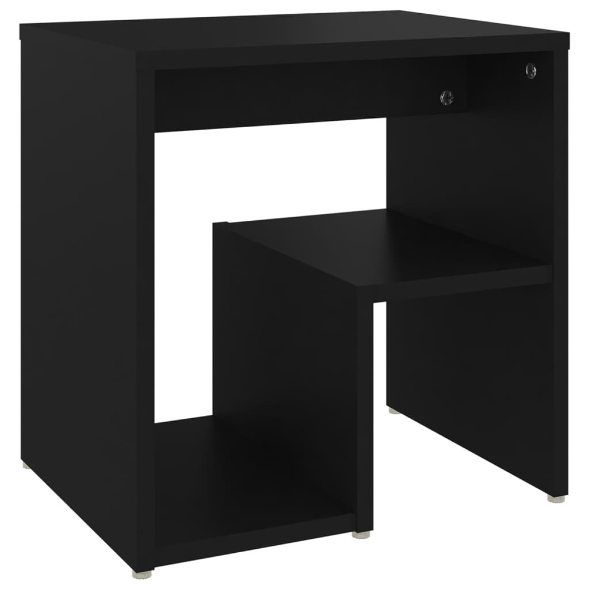 vidaXL Κομοδίνο Μαύρο 40 x 30 x 40 εκ. από Μοριοσανίδα