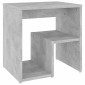 vidaXL Κομοδίνο Γκρι Σκυροδέματος 40 x 30 x 40 εκ. από Μοριοσανίδα