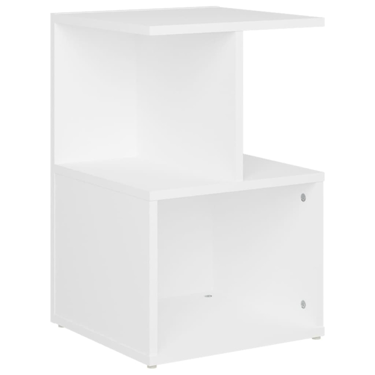 vidaXL Κομοδίνο Λευκό 35 x 35 x 55 εκ. από Μοριοσανίδα