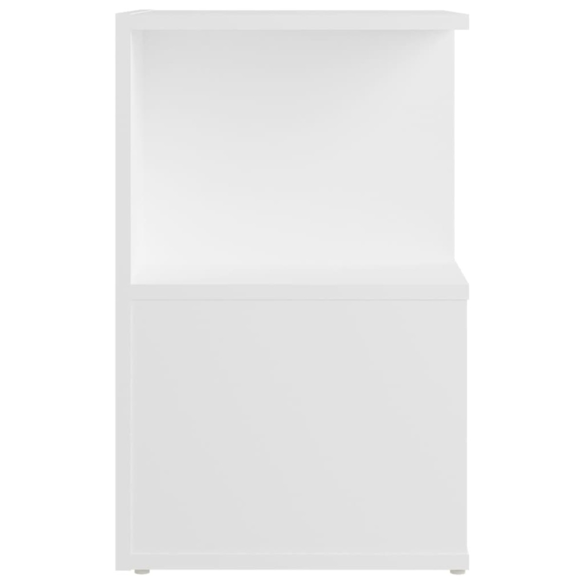 vidaXL Κομοδίνο Λευκό 35 x 35 x 55 εκ. από Μοριοσανίδα