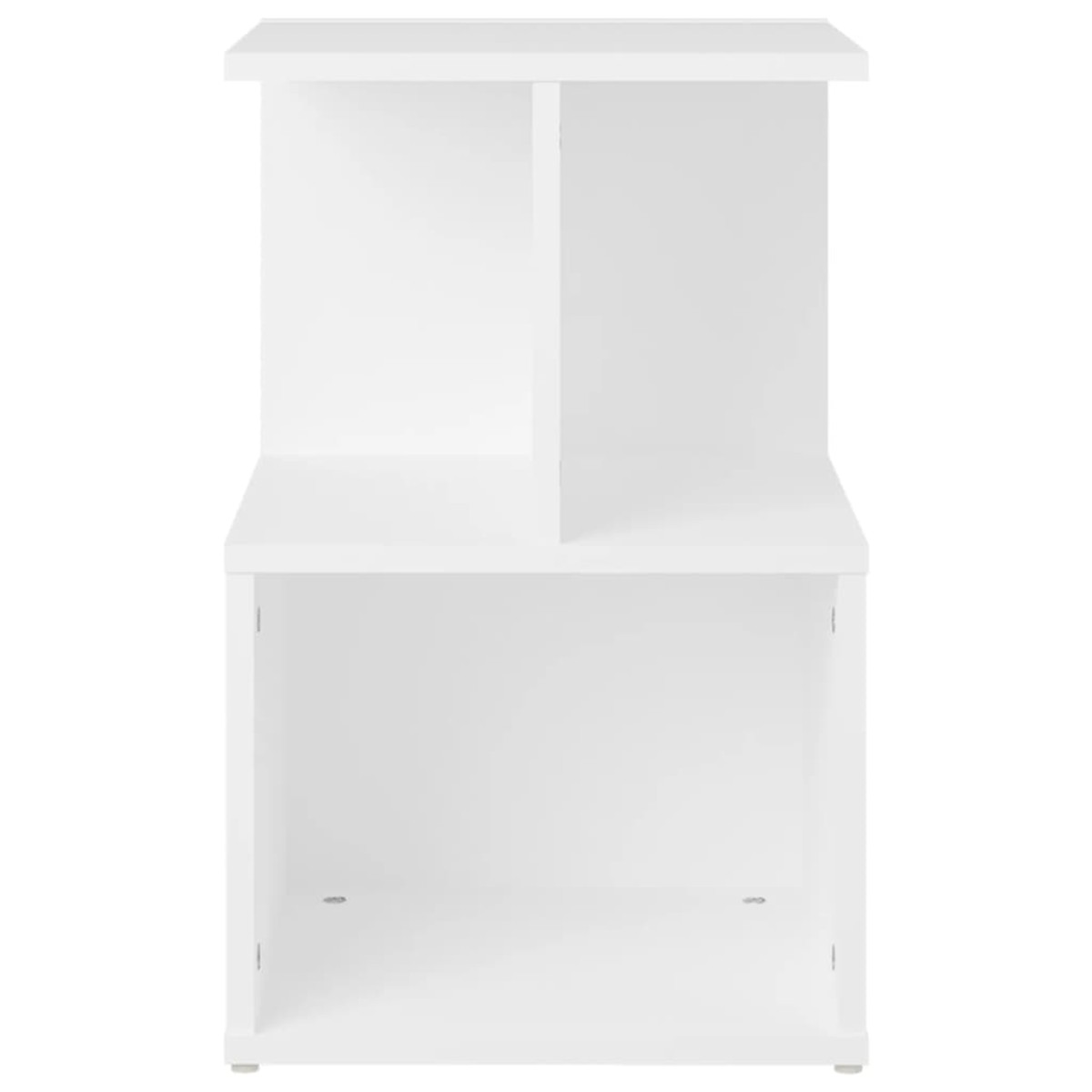vidaXL Κομοδίνα 2 τεμ. Λευκά 35 x 35 x 55 εκ. από Μοριοσανίδα