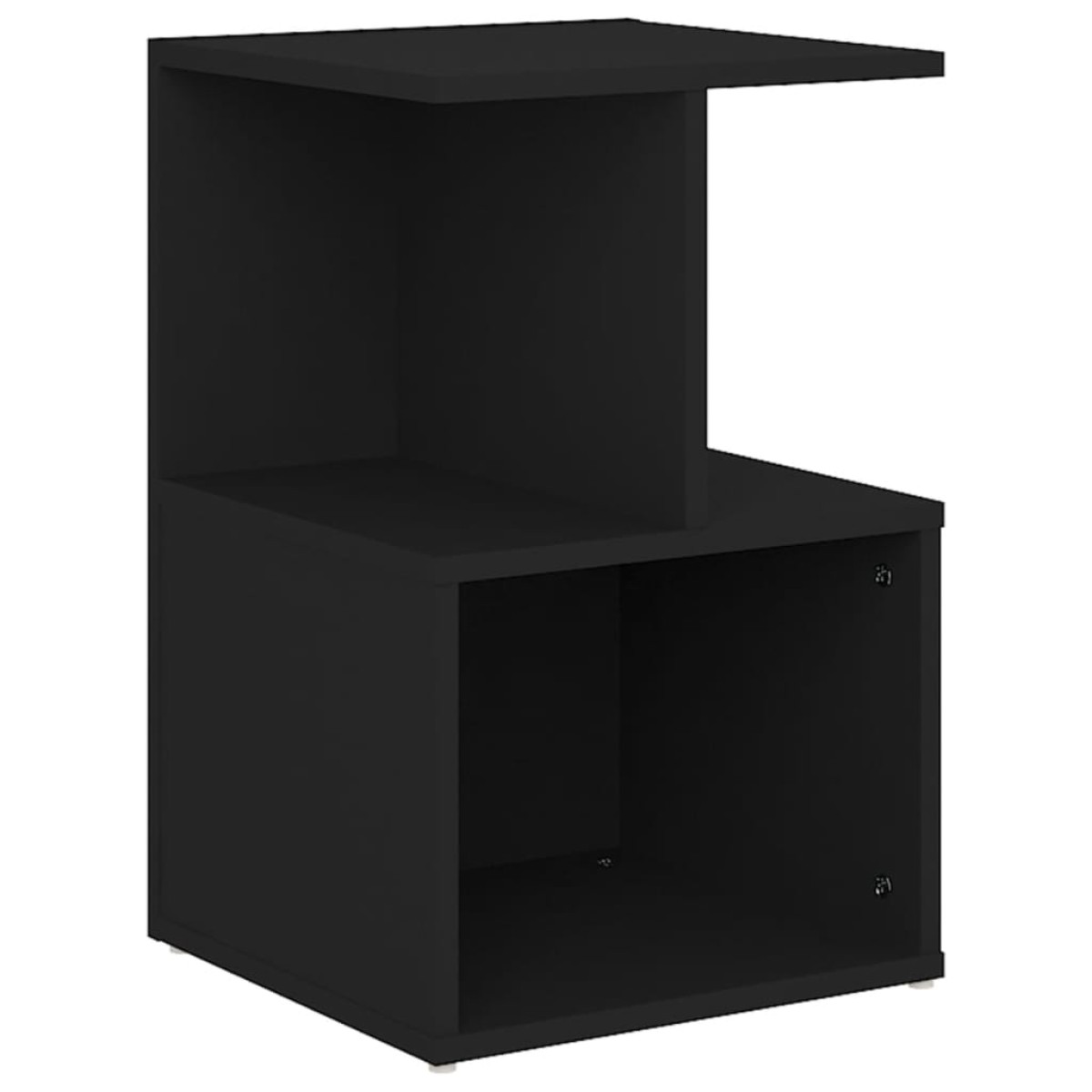 vidaXL Κομοδίνο Μαύρο 35 x 35 x 55 εκ. από Μοριοσανίδα