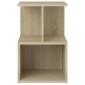 vidaXL Κομοδίνα 2 τεμ. Sonoma Δρυς 35 x 35 x 55 εκ. από Μοριοσανίδα