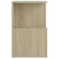 vidaXL Κομοδίνα 2 τεμ. Sonoma Δρυς 35 x 35 x 55 εκ. από Μοριοσανίδα