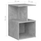 vidaXL Κομοδίνο Γκρι Σκυροδέματος 35 x 35 x 55 εκ. από Μοριοσανίδα