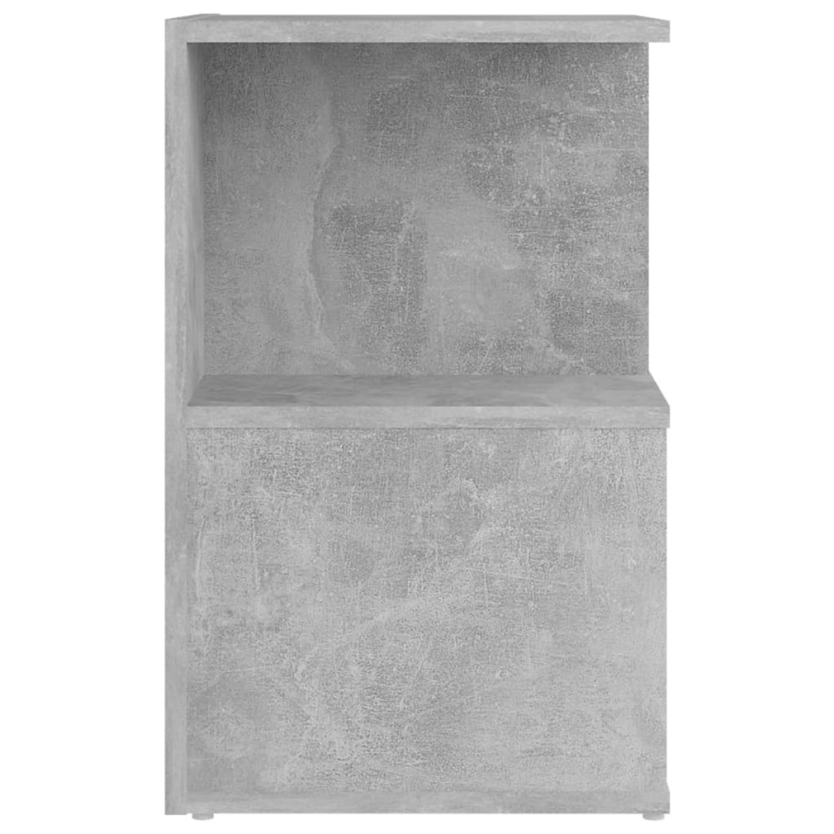 vidaXL Κομοδίνα 2 τεμ. Γκρι Σκυροδέματος 35x35x55 εκ. από Μοριοσανίδα