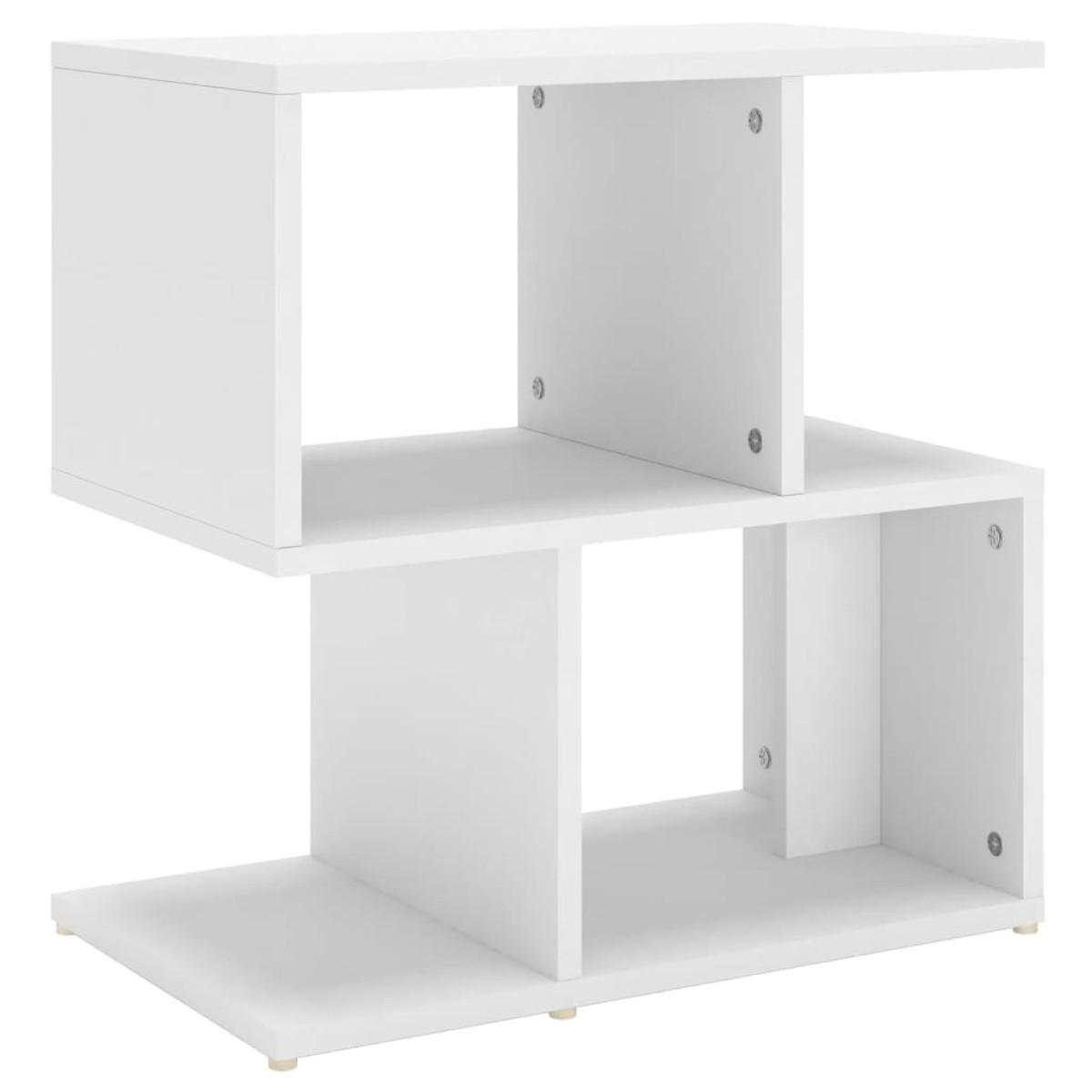 vidaXL Κομοδίνο Λευκό 50 x 30 x 51,5 εκ. από Μοριοσανίδα