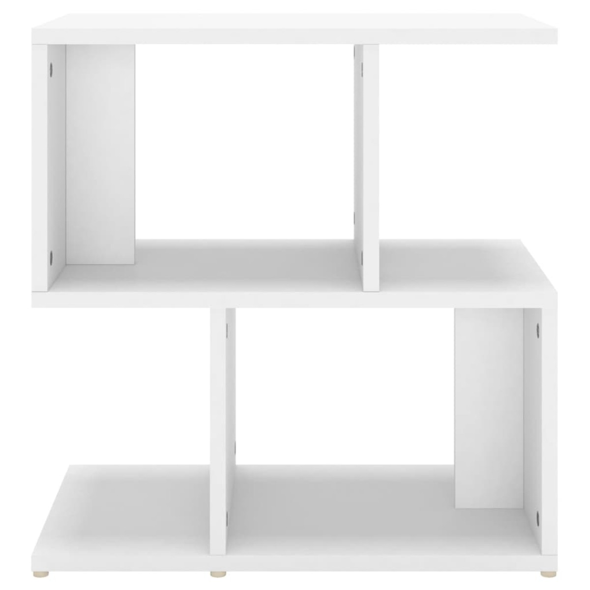 vidaXL Κομοδίνα 2 τεμ. Λευκά 50 x 30 x 51,5 εκ. από Μοριοσανίδα