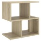 vidaXL Κομοδίνο Sonoma Δρυς 50 x 30 x 51,5 εκ. από Μοριοσανίδα