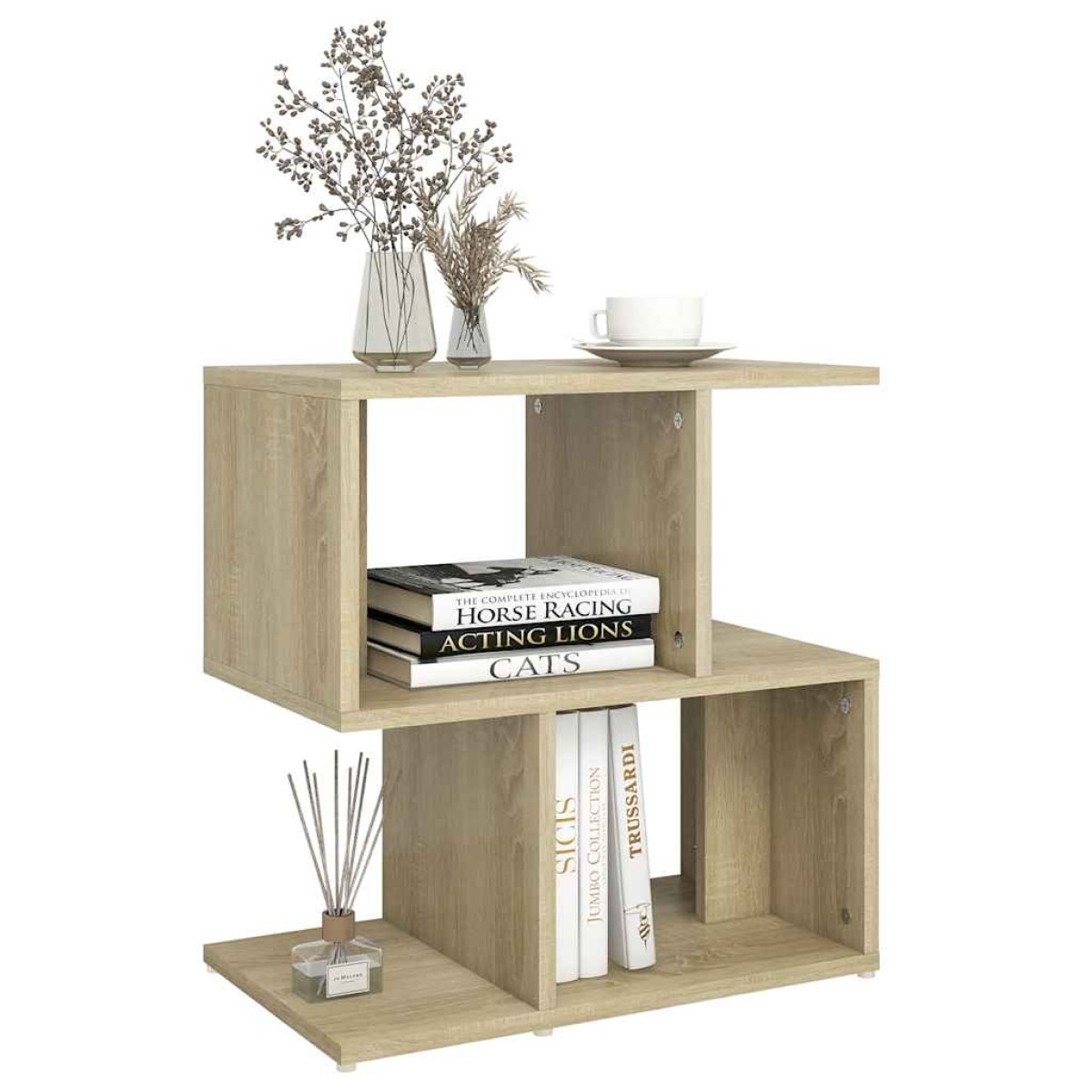 vidaXL Κομοδίνο Sonoma Δρυς 50 x 30 x 51,5 εκ. από Μοριοσανίδα