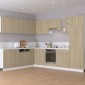 vidaXL Ντουλάπι Γωνία Κρεμαστό Sonoma Δρυς 57x57x60 εκ. Μοριοσανίδα