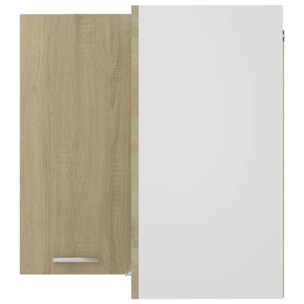 vidaXL Ντουλάπι Γωνία Κρεμαστό Sonoma Δρυς 57x57x60 εκ. Μοριοσανίδα