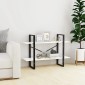 vidaXL Βιβλιοθήκη με 2 Ράφια Λευκή 100 x 30 x 70 εκ. από Μοριοσανίδα