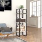 vidaXL Βιβλιοθήκη με 3 Ράφια Λευκή 40 x 30 x 105 εκ. από Μοριοσανίδα