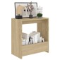 vidaXL Τραπέζι Βοηθητικό Sonoma Δρυς 50 x 26 x 50 εκ. από Μοριοσανίδα