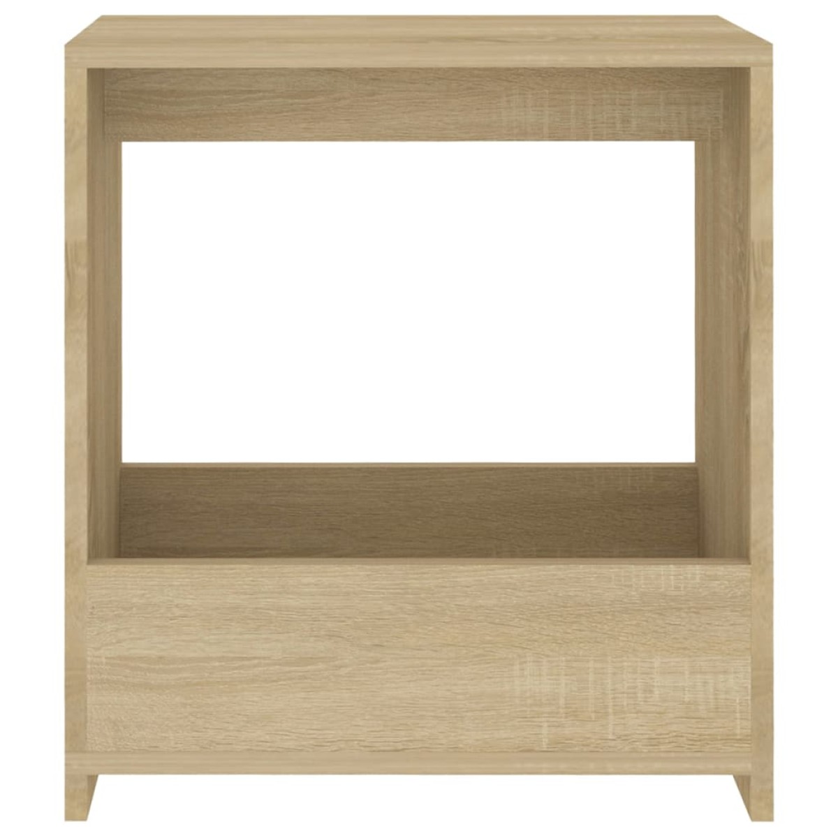 vidaXL Τραπέζι Βοηθητικό Sonoma Δρυς 50 x 26 x 50 εκ. από Μοριοσανίδα