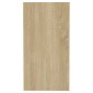 vidaXL Τραπέζι Βοηθητικό Sonoma Δρυς 50 x 26 x 50 εκ. από Μοριοσανίδα