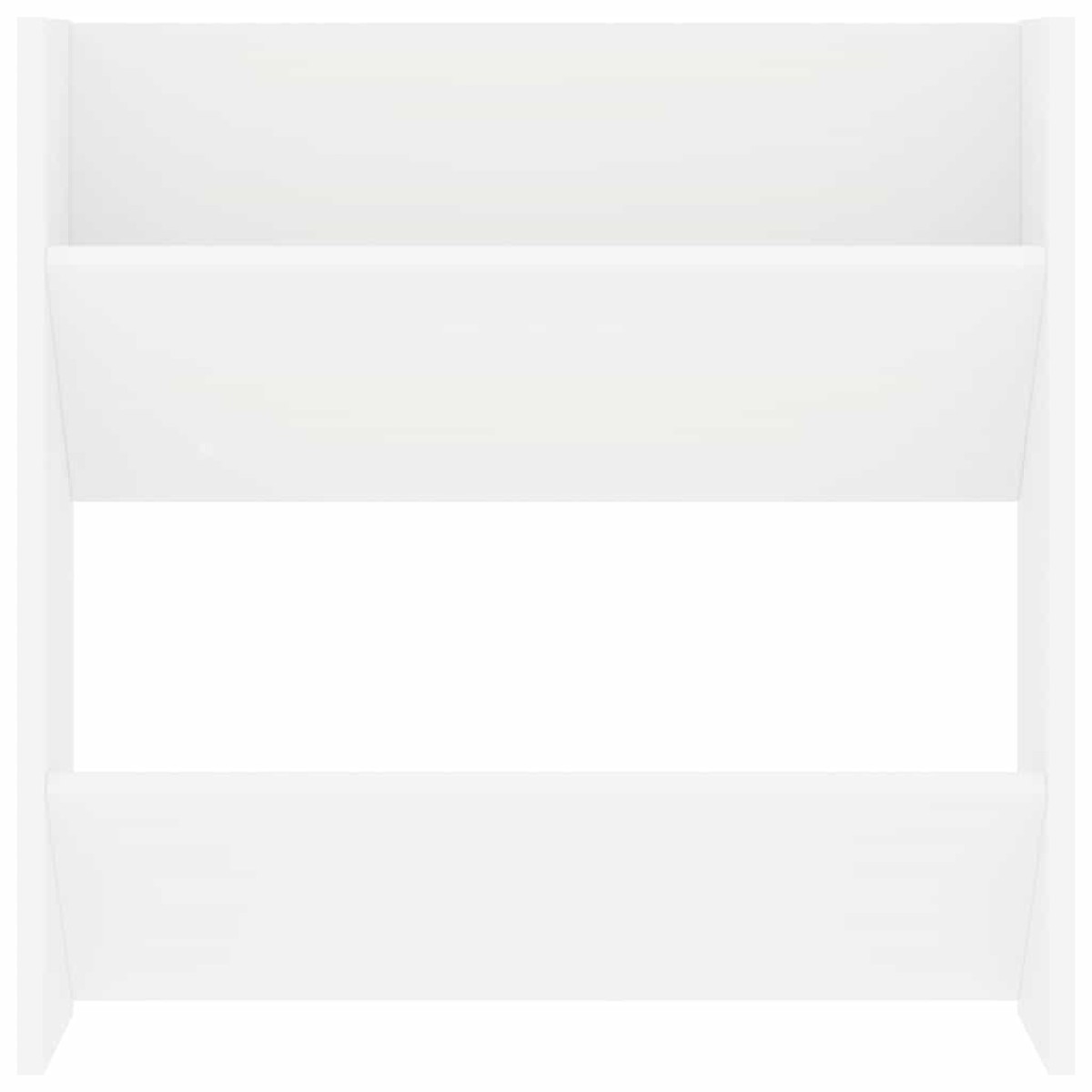 vidaXL Παπουτσοθήκες Τοίχου 4 τεμ. Λευκές 60x18x60 εκ. από Μοριοσανίδα