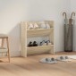 vidaXL Παπουτσοθήκη Τοίχου Sonoma Δρυς 60 x 18 x 60 εκ. Μοριοσανίδα