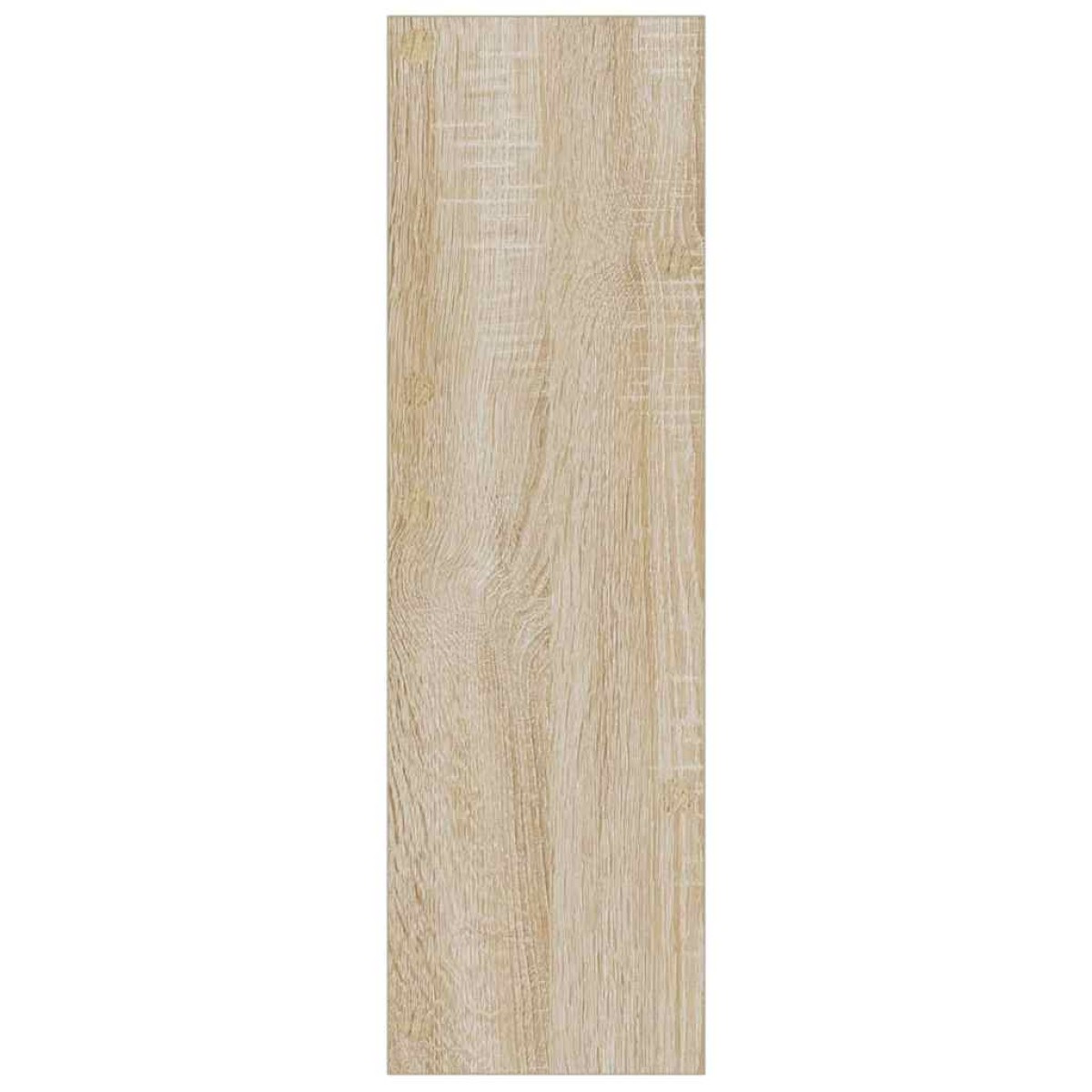 vidaXL Παπουτσοθήκη Τοίχου Sonoma Δρυς 60 x 18 x 60 εκ. Μοριοσανίδα