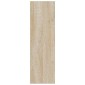 vidaXL Παπουτσοθήκη Τοίχου Sonoma Δρυς 60 x 18 x 60 εκ. Μοριοσανίδα