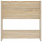 vidaXL Παπουτσοθήκες 2 τεμ. Sonoma Δρυς 60 x 18 x 60 εκ. Μοριοσανίδα
