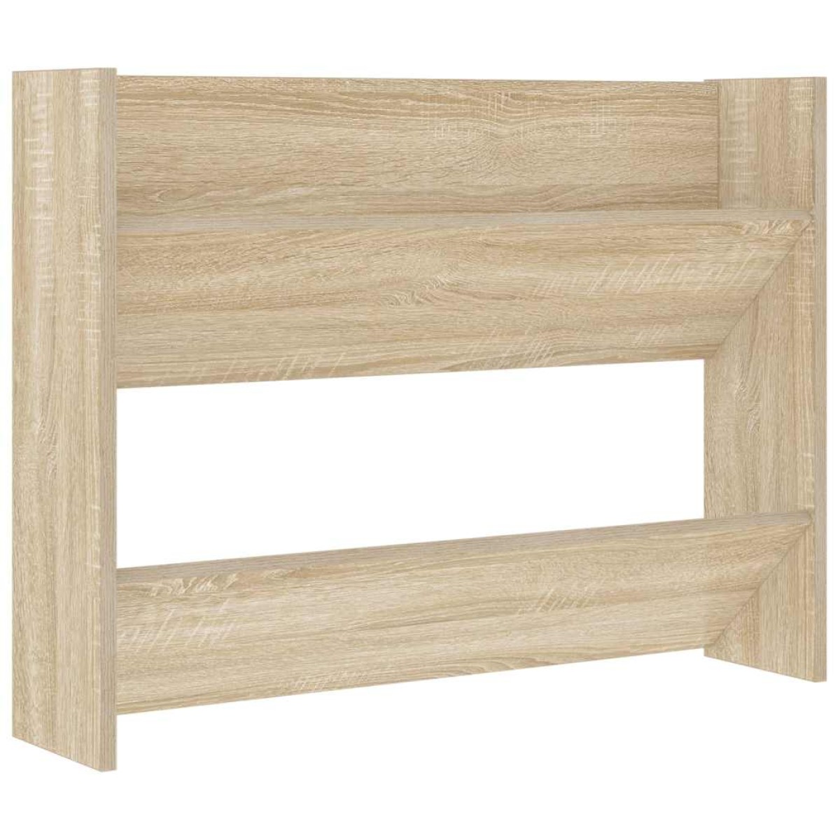 vidaXL Παπουτσοθήκες 2 τεμ. Sonoma Δρυς 80 x 18 x 60 εκ. Μοριοσανίδα