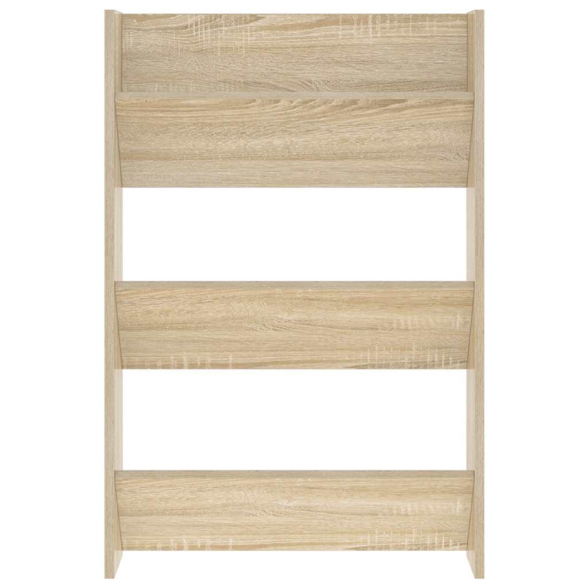 vidaXL Παπουτσοθήκη Τοίχου Sonoma Δρυς 60x18x90 εκ. Μοριοσανίδα