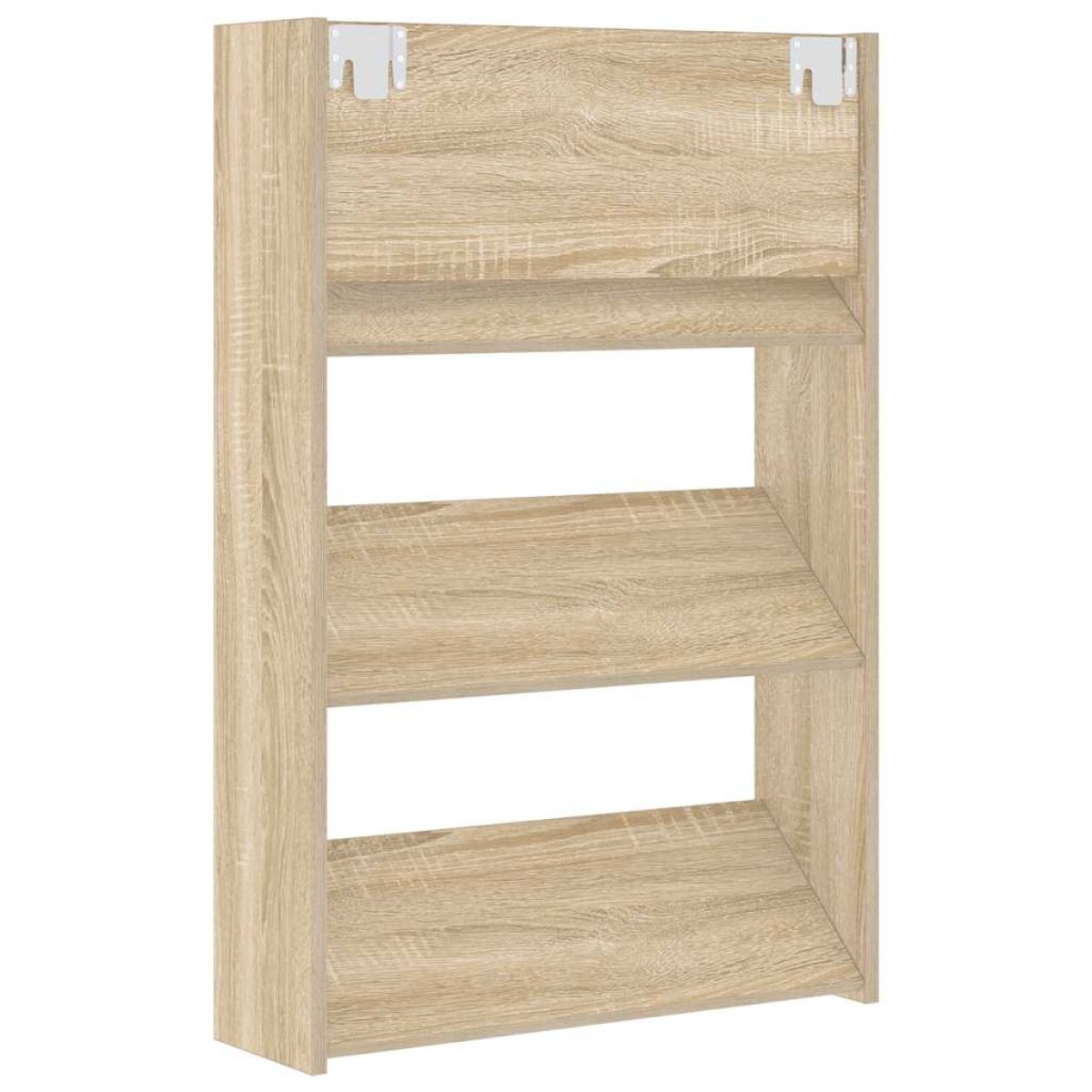 vidaXL Παπουτσοθήκη Τοίχου Sonoma Δρυς 60x18x90 εκ. Μοριοσανίδα