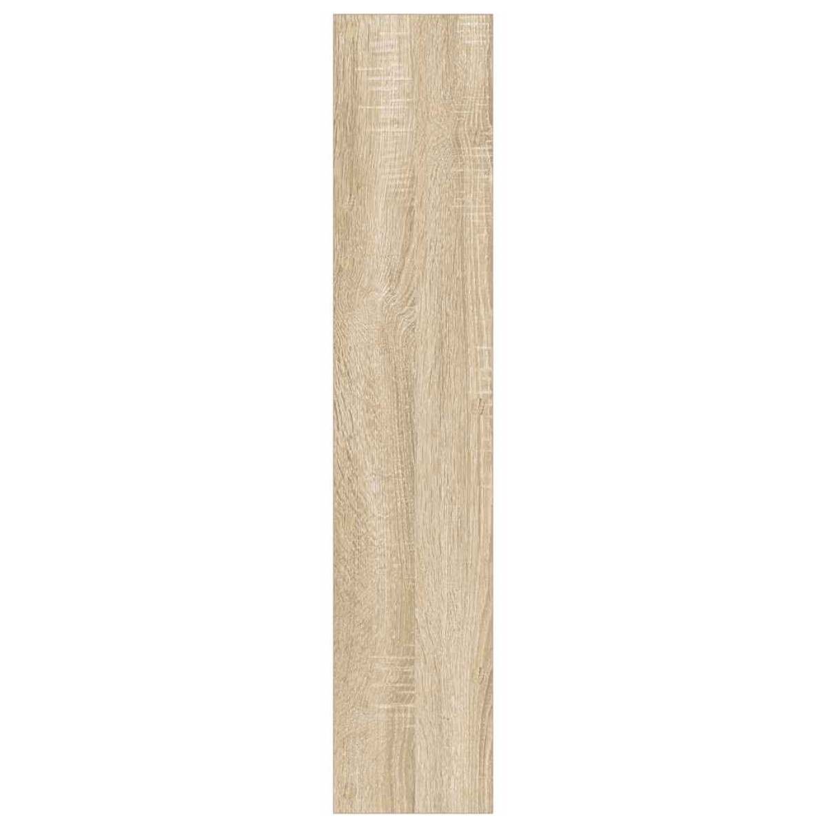 vidaXL Παπουτσοθήκες Τοίχου 2 τεμ. Sonoma Δρυς 60x18x90εκ. Μοριοσανίδα