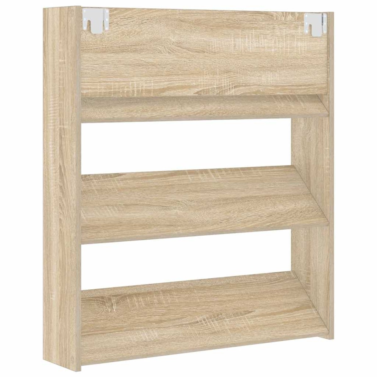 vidaXL Παπουτσοθήκη Τοίχου Sonoma Δρυς 80 x 18 x 90 εκ. Μοριοσανίδα