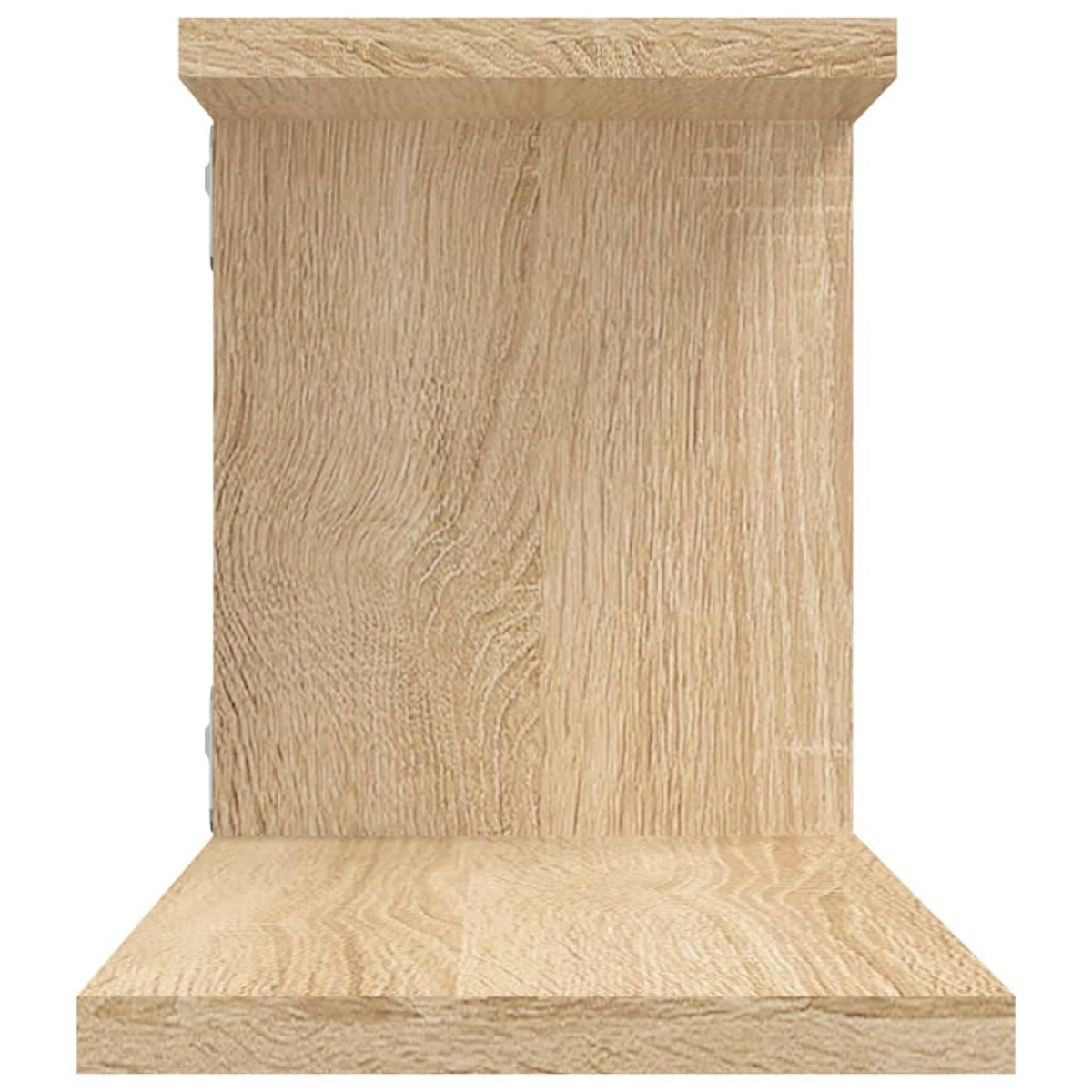vidaXL Ράφι Τηλεόρασης Επιτοίχιο Sonoma Δρυς 125x18x23 εκ. Μοριοσανίδα
