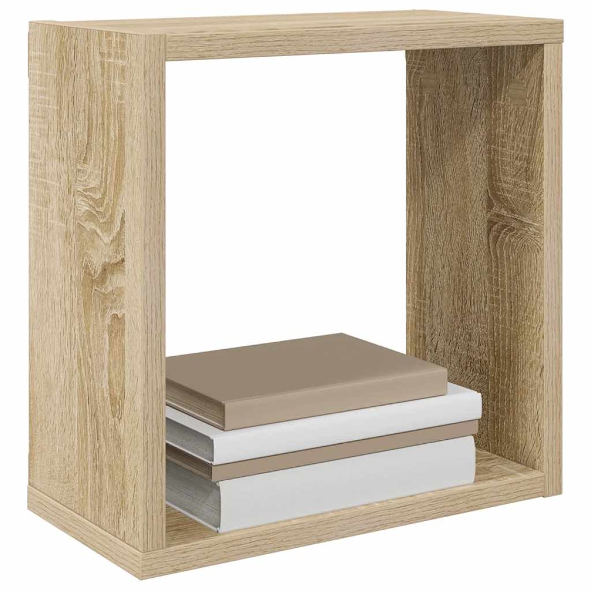 vidaXL Ράφια Κύβοι Τοίχου 2 τεμ. Sonoma Δρυς 30 x 15 x 30 εκ.