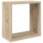vidaXL Ράφια Κύβοι Τοίχου 4 τεμ. Sonoma Δρυς 30 x 15 x 30 εκ.