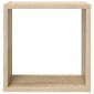 vidaXL Ράφια Κύβοι Τοίχου 4 τεμ. Sonoma Δρυς 30 x 15 x 30 εκ.