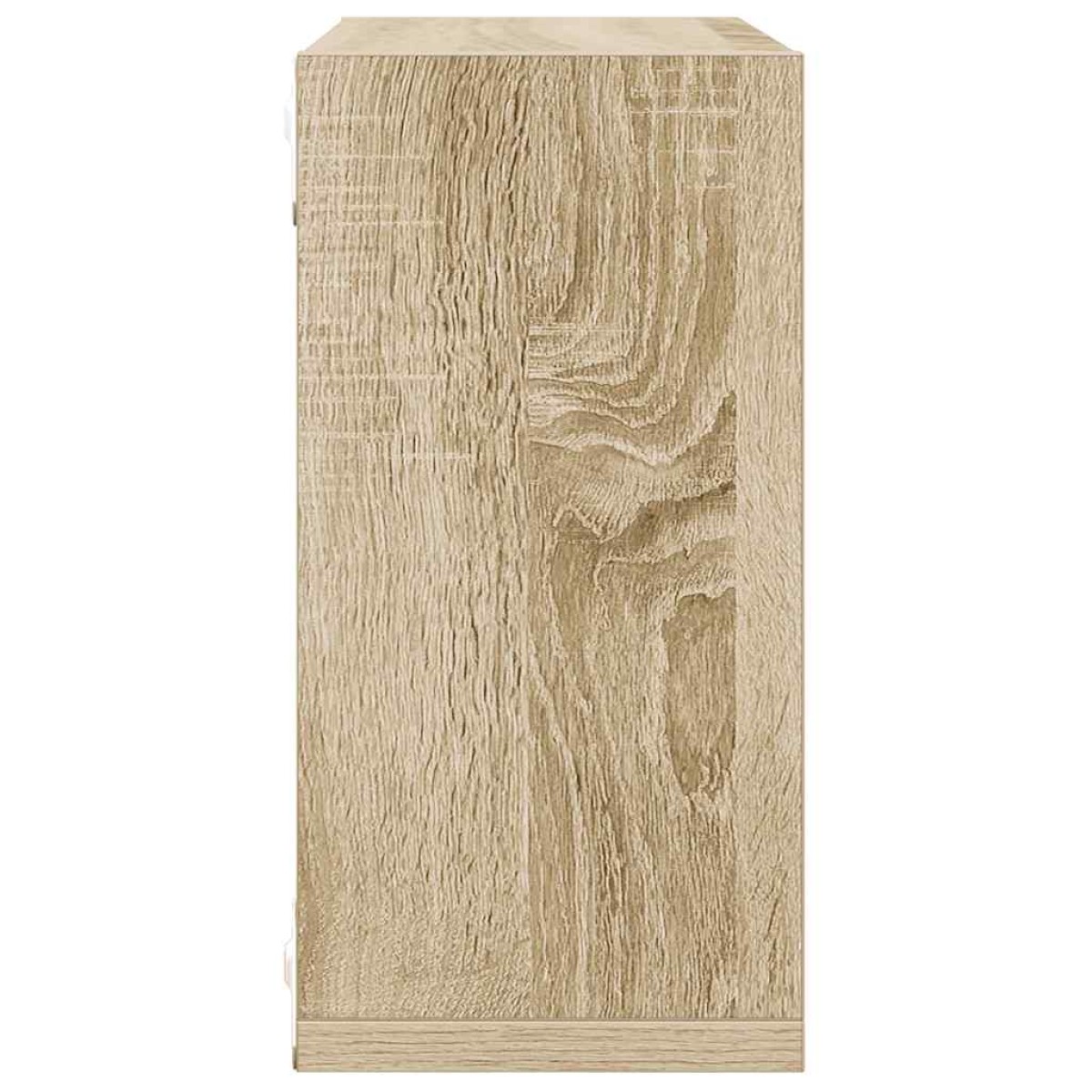 vidaXL Ράφια Κύβοι Τοίχου 4 τεμ. Sonoma Δρυς 30 x 15 x 30 εκ.
