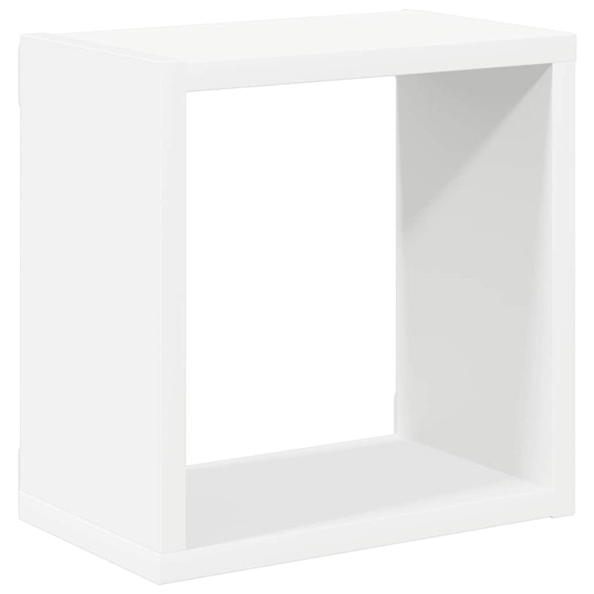 vidaXL Ράφια Κύβοι Τοίχου 4 τεμ. Λευκά 26 x 15 x 26 εκ.
