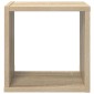 vidaXL Ράφια Κύβοι Τοίχου 4 τεμ. Sonoma Δρυς 26 x 15 x 26 εκ.