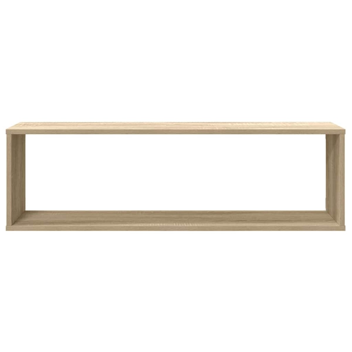 vidaXL Ράφια Κύβοι Τοίχου 2 τεμ. Sonoma Δρυς 100x15x30 εκ. Μοριοσανίδα