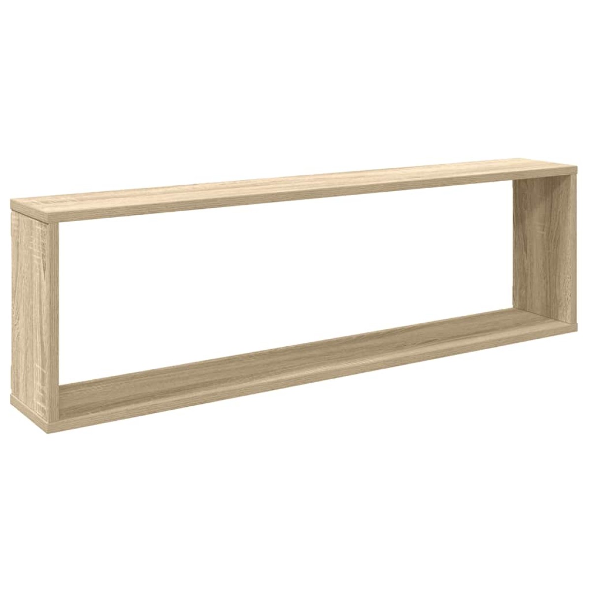 vidaXL Ράφια Κύβοι Τοίχου 4 τεμ. Sonoma Δρυς 100x15x30 εκ. Μοριοσανίδα
