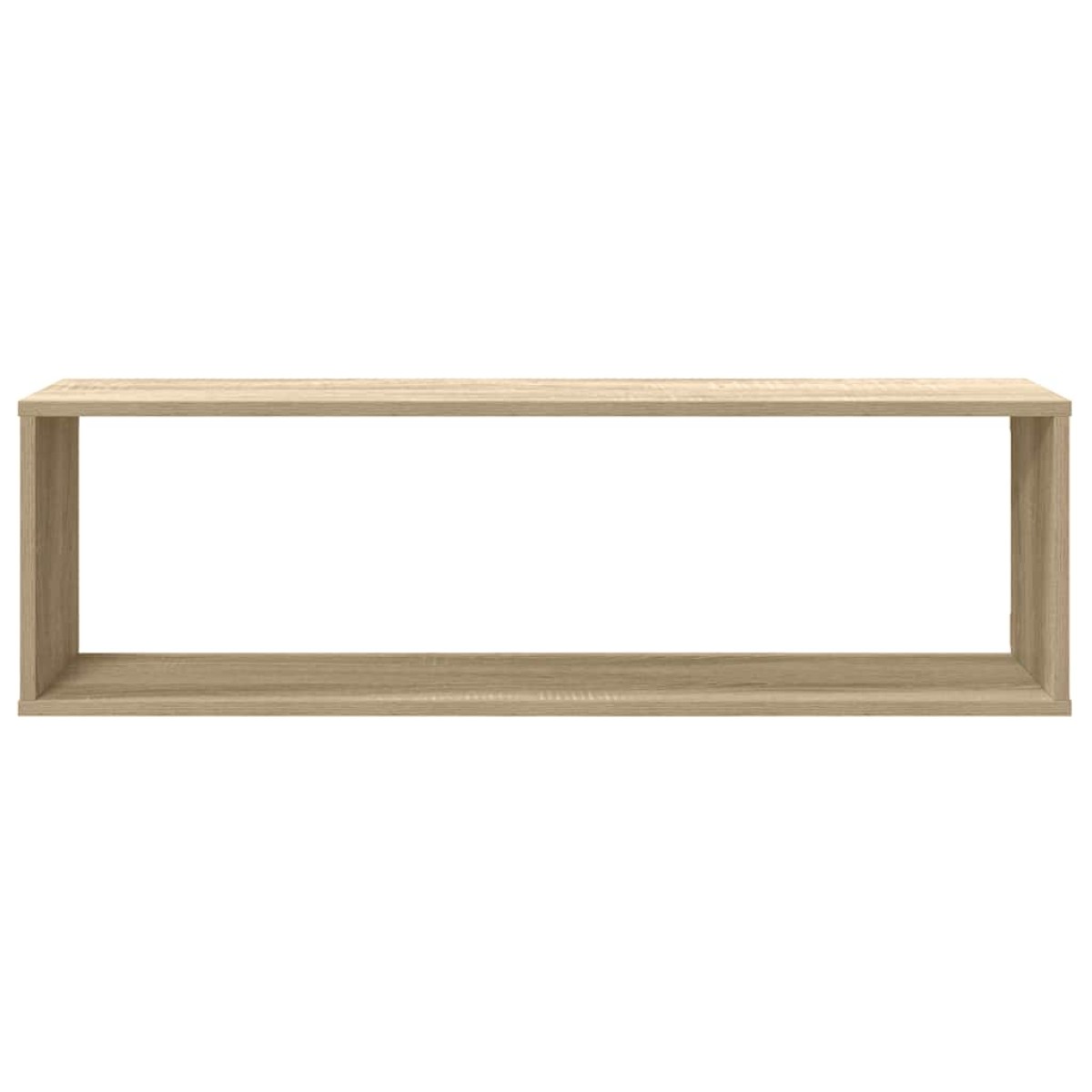 vidaXL Ράφια Κύβοι Τοίχου 4 τεμ. Sonoma Δρυς 100x15x30 εκ. Μοριοσανίδα