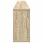 vidaXL Ράφια Κύβοι Τοίχου 4 τεμ. Sonoma Δρυς 100x15x30 εκ. Μοριοσανίδα