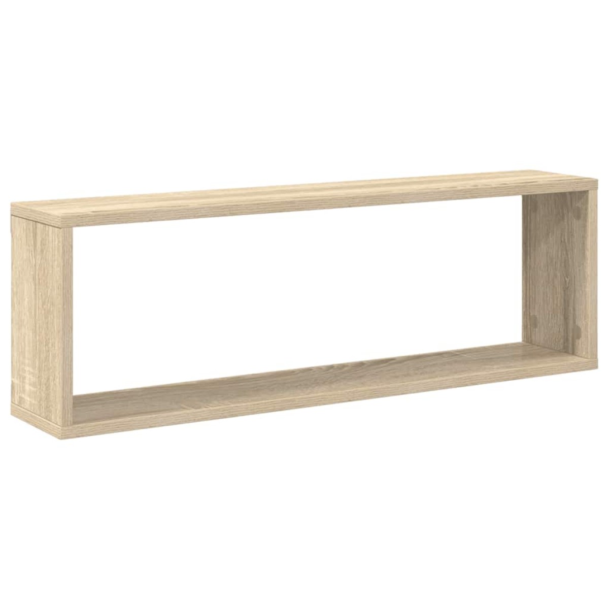 vidaXL Ράφια Κύβοι Τοίχου 2 τεμ. Sonoma Δρυς 80x15x26,5εκ. Μοριοσανίδα