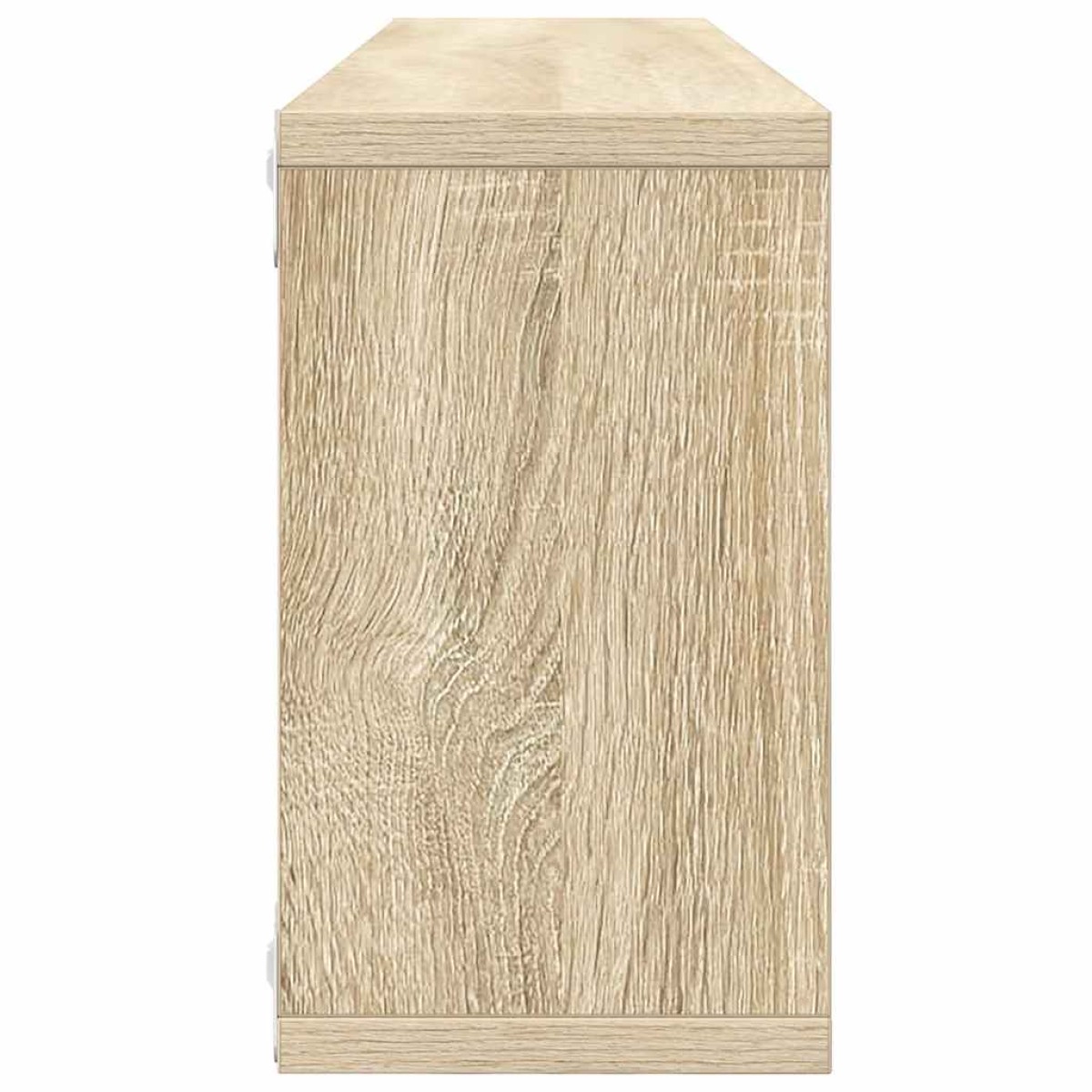 vidaXL Ράφια Κύβοι Τοίχου 2 τεμ. Sonoma Δρυς 80x15x26,5εκ. Μοριοσανίδα
