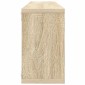 vidaXL Ράφια Κύβοι Τοίχου 2 τεμ. Sonoma Δρυς 80x15x26,5εκ. Μοριοσανίδα