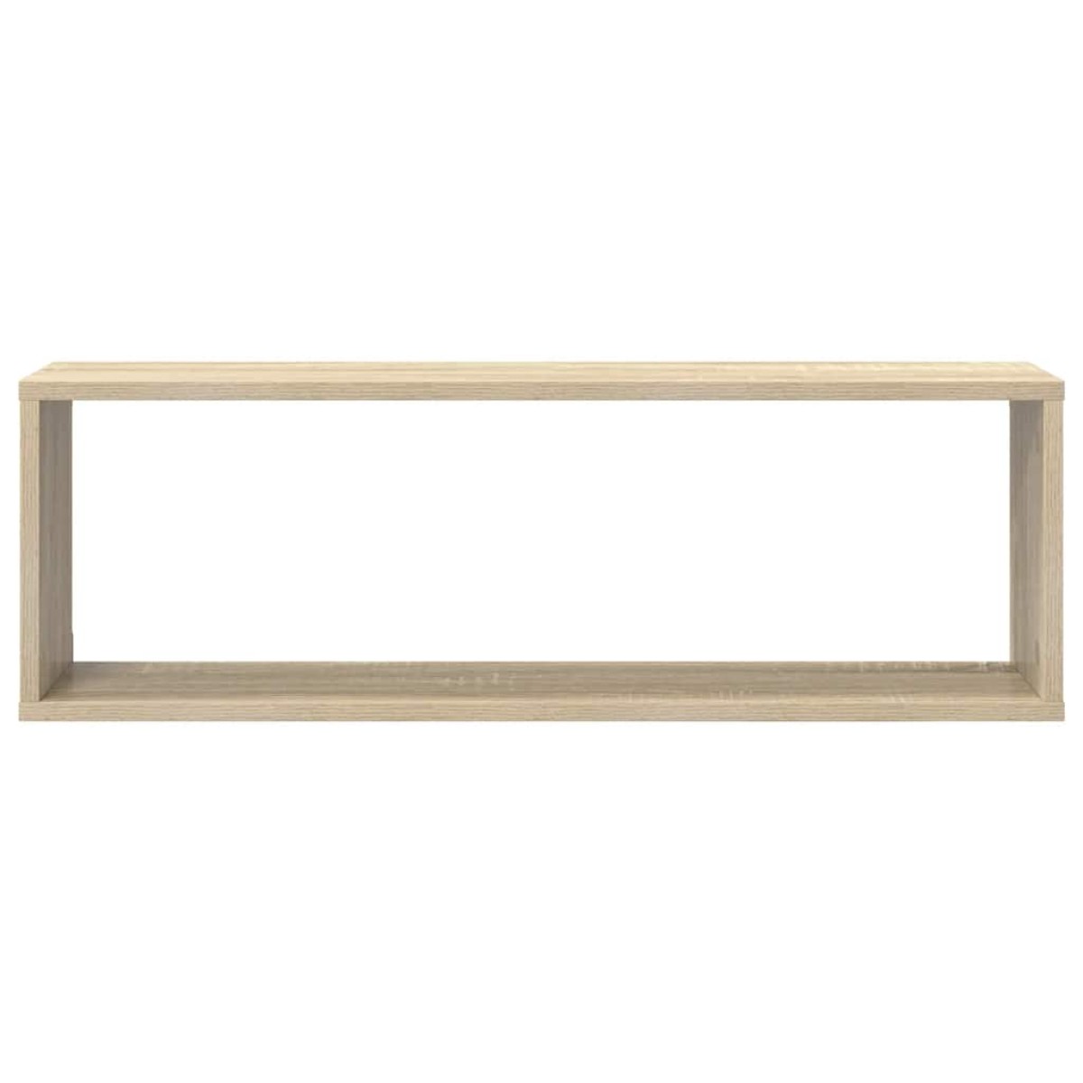 vidaXL Ράφια Κύβοι Τοίχου 4 τεμ. Sonoma Δρυς 80x15x26,5εκ. Μοριοσανίδα